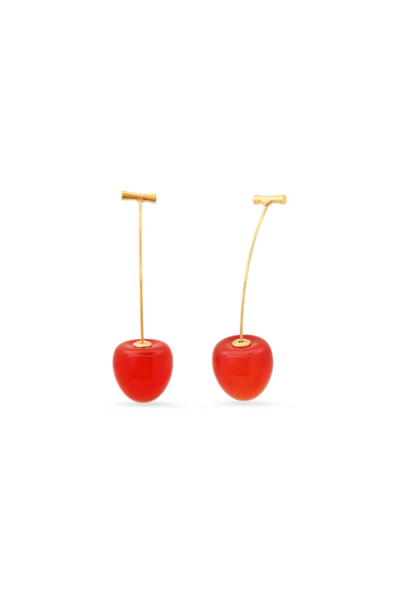 Cherry and Stem Earrings
