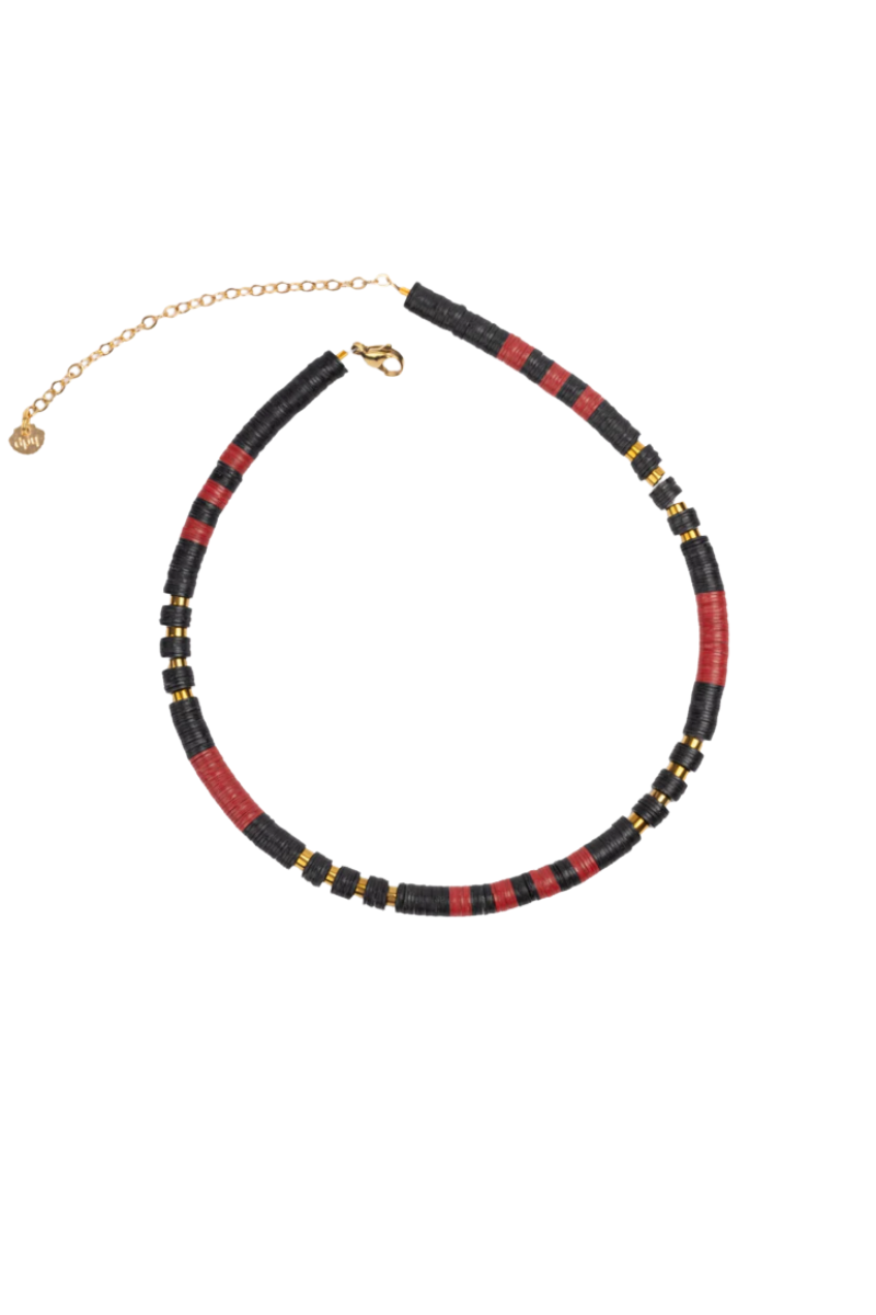 Jaipur Piccolo Nero/Rosso Tria