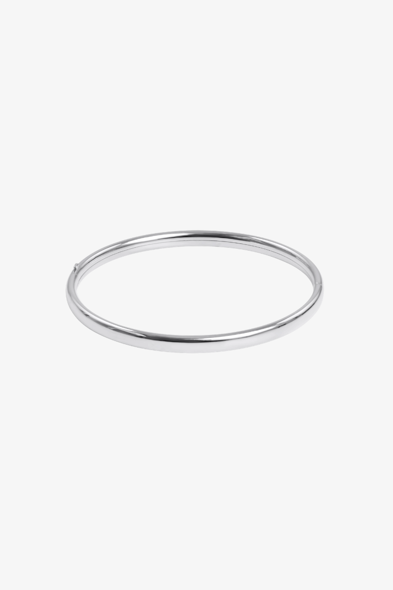 Cherish Sterling Bangle Bracelet Small