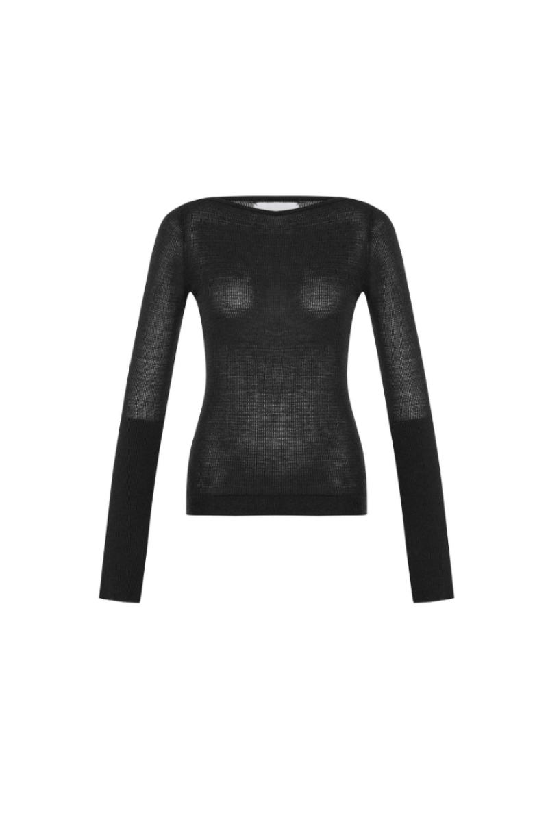 Selas Sheer Allday Long Sleeve Tee