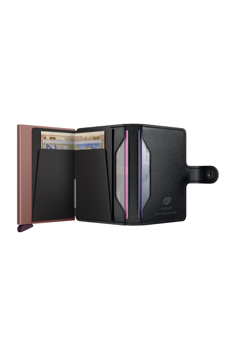 Miniwallet - MIRUM Plant-Based Black Rose