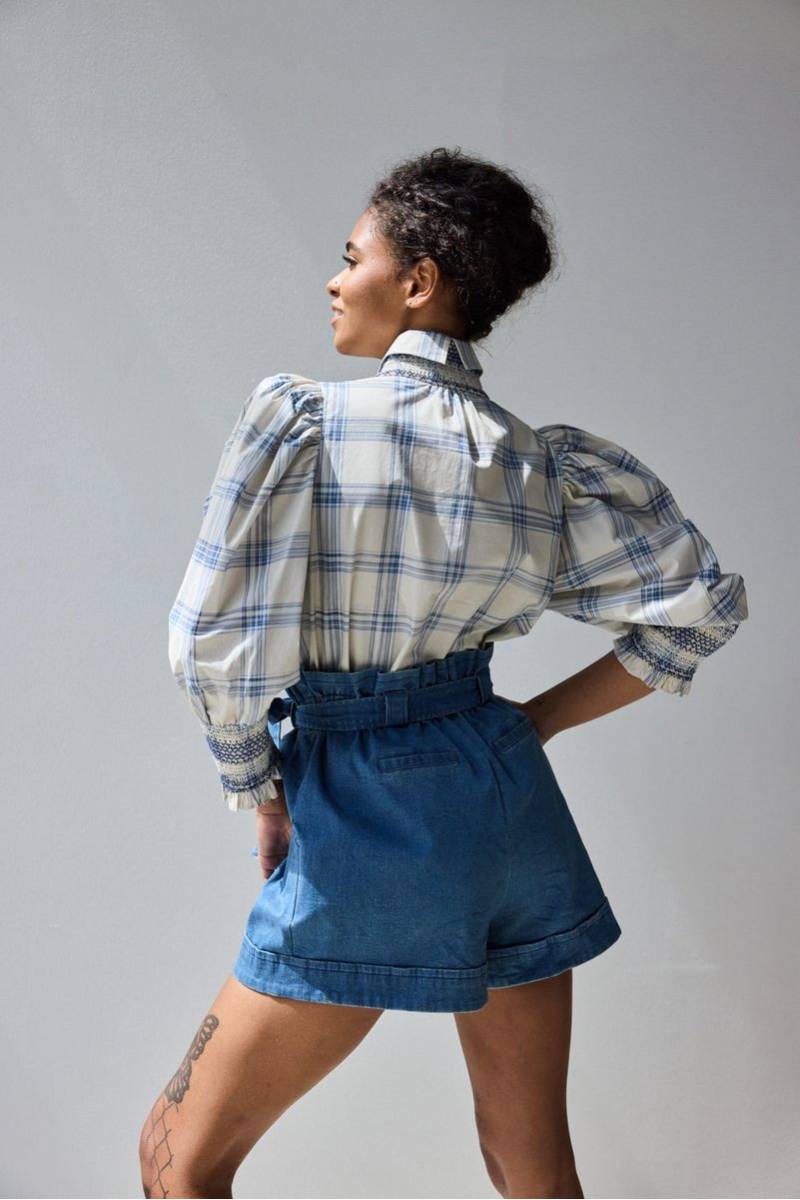 Smocked Shirt