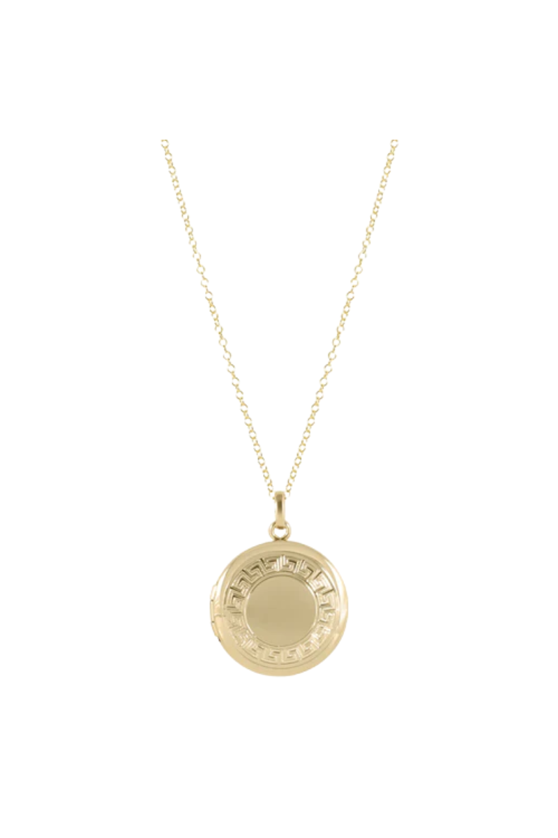 16" Necklace Gold - Cherish Small Gold Locket