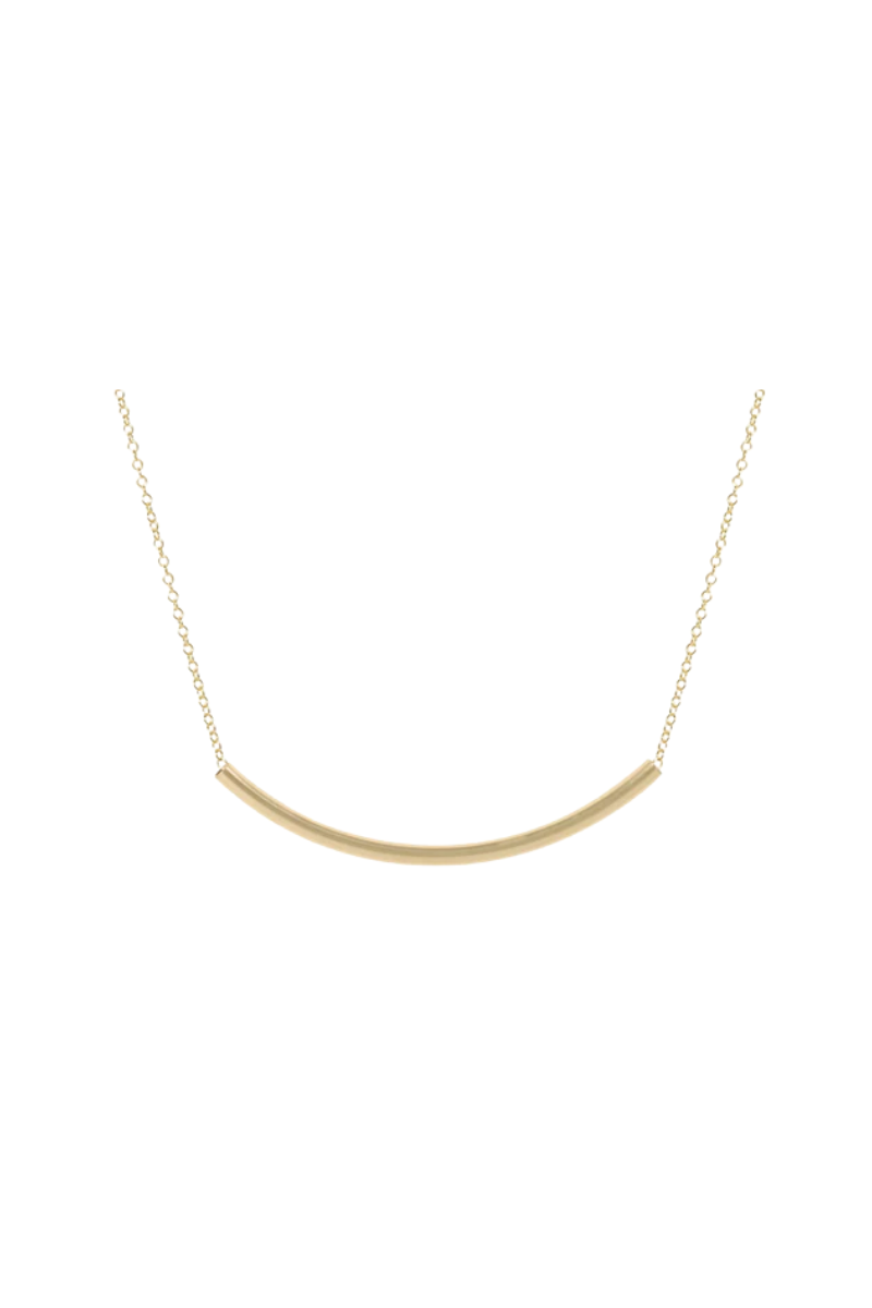 16" Necklace Gold - Bliss Bar Gold