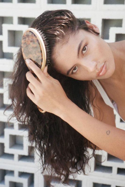 Flat Brush in Tortoise