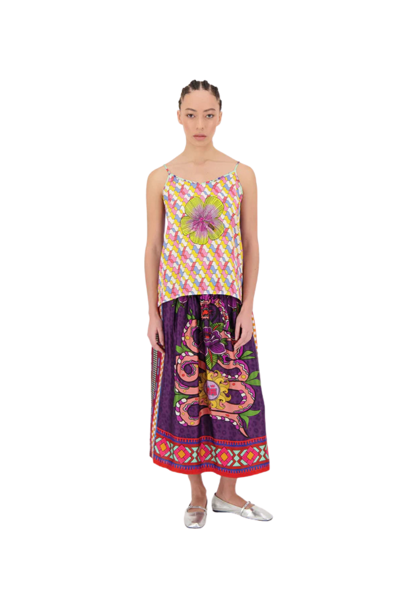 Vanessa Printed Midi Skirt