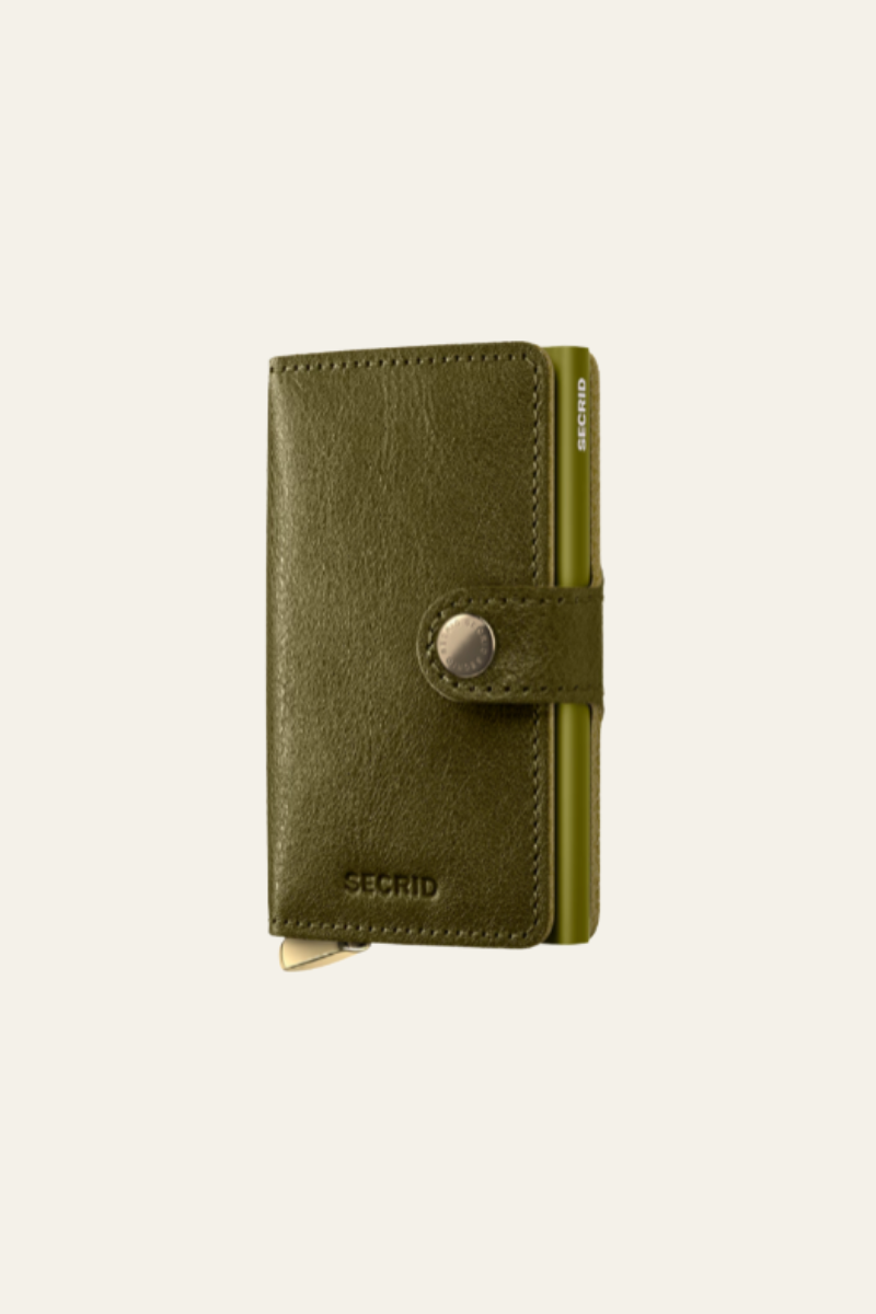 Premium Miniwallet - Basco Olive