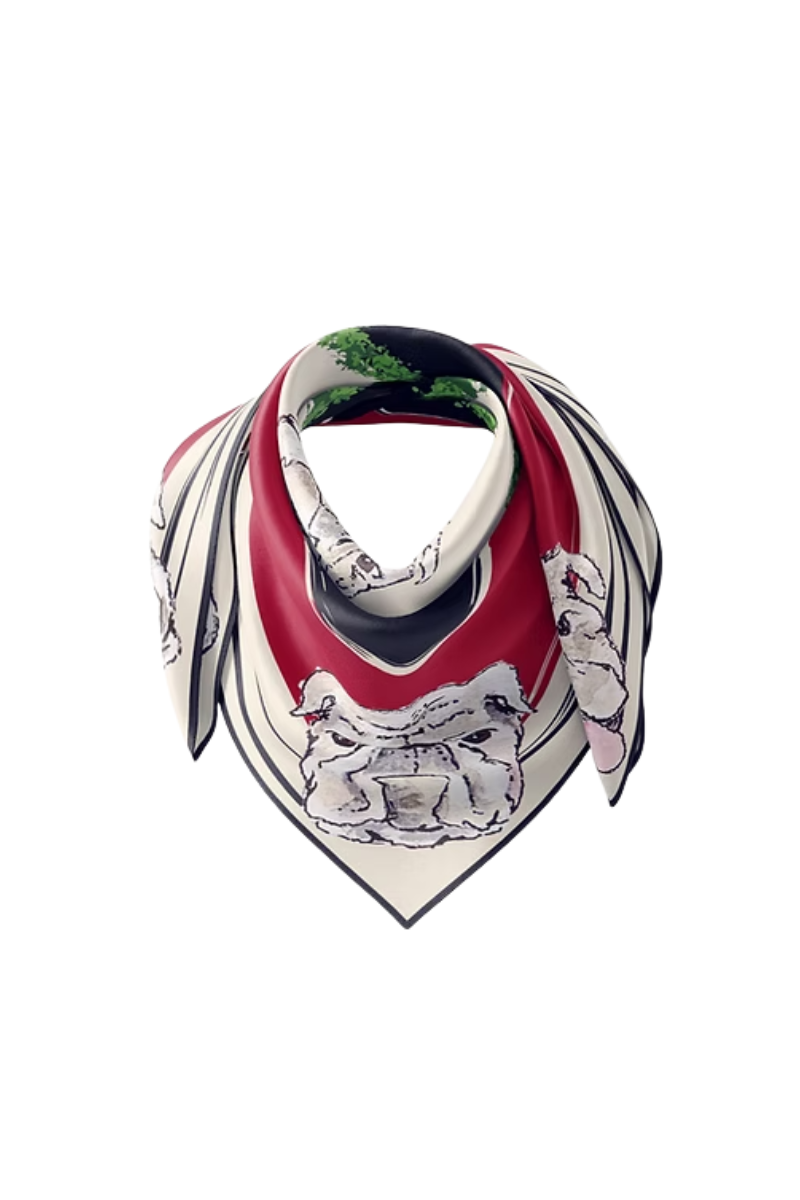 Small “Where My Dawgs At?” Premium Silk Scarf