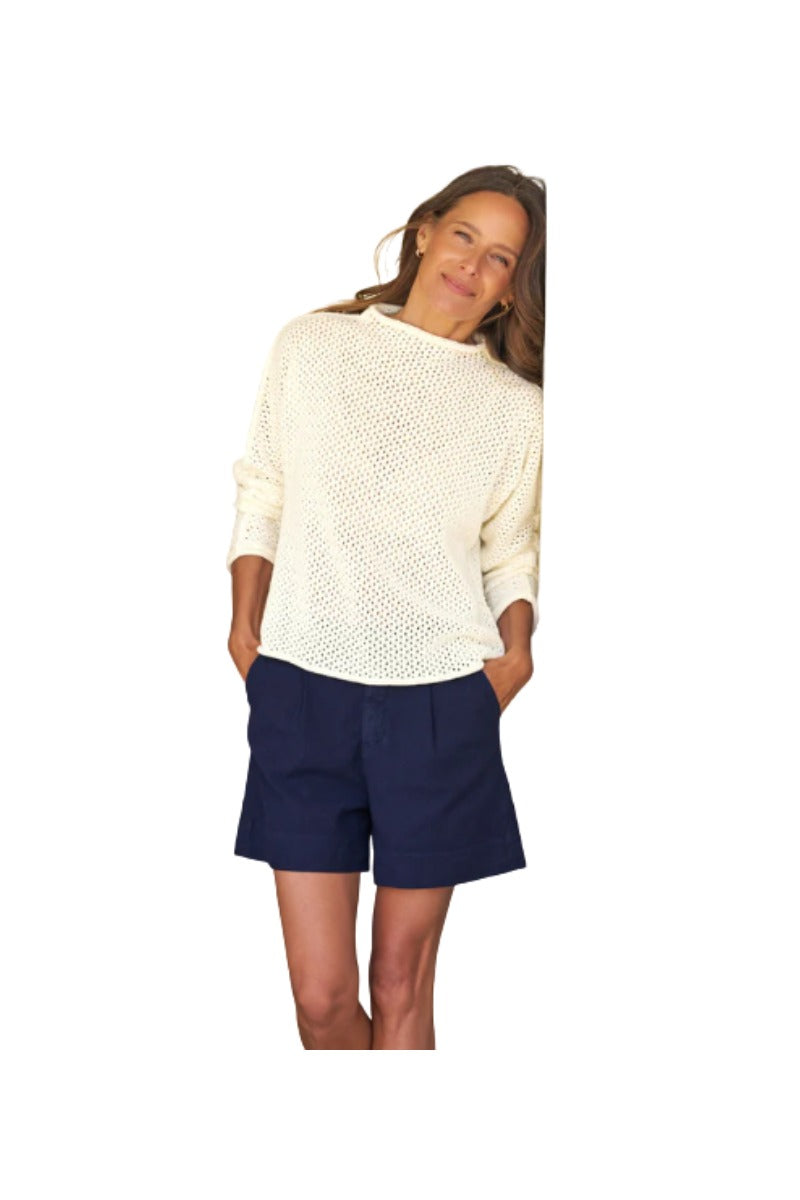 Monterey Pointelle Sweater