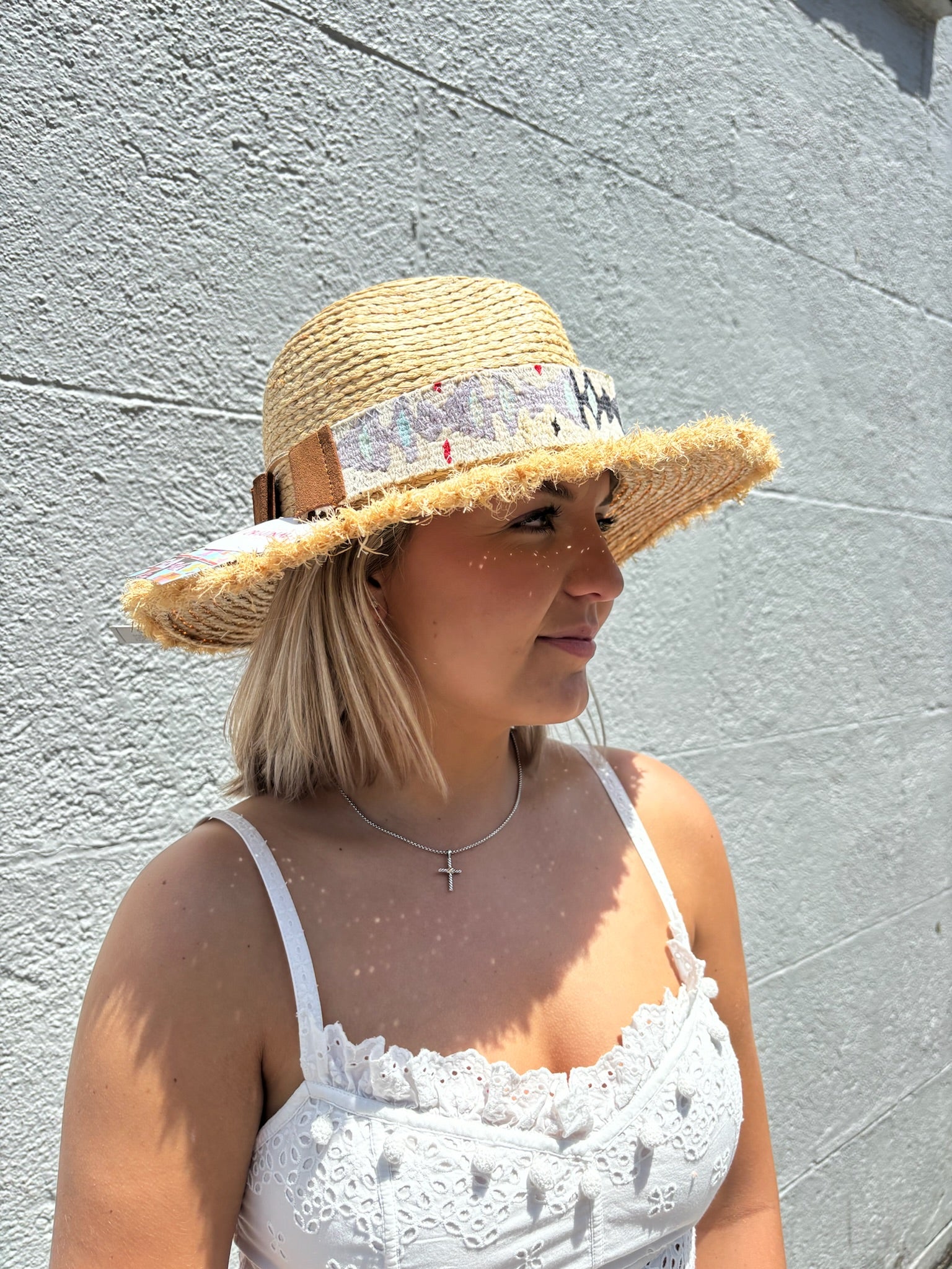 Mini Raffia Straw Hat