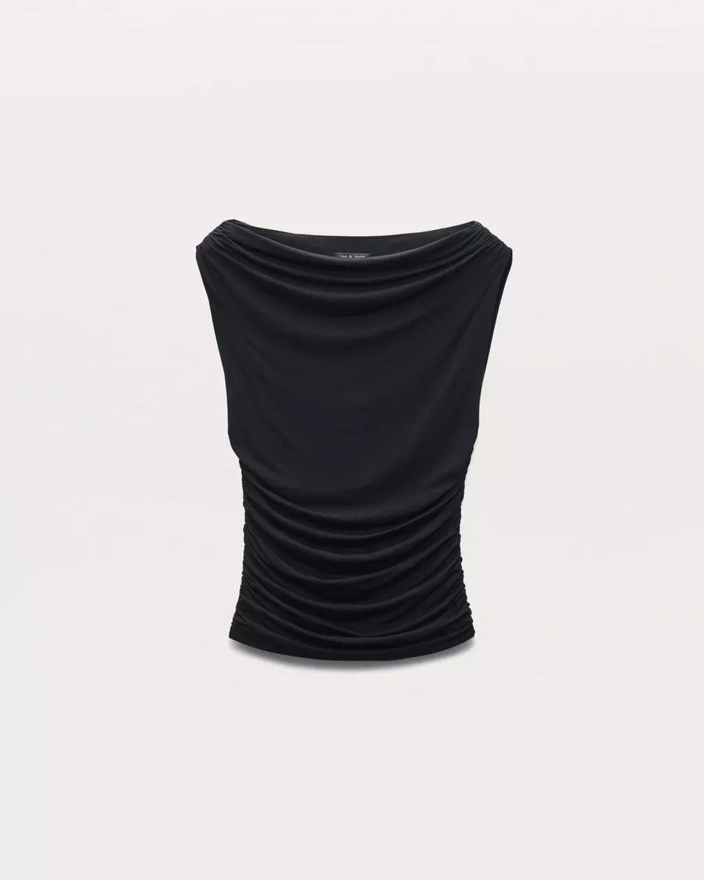 Luca Shirred Scoop-Neck Top