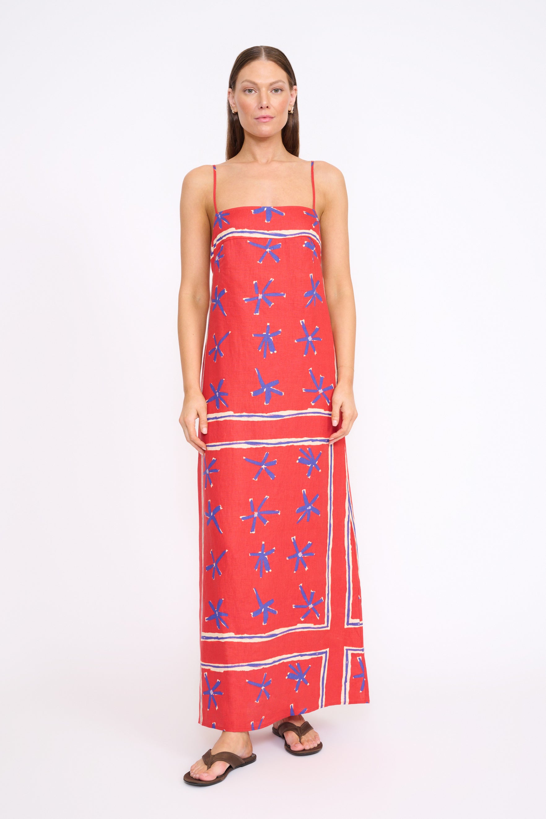 LAURA LINEN DRESS