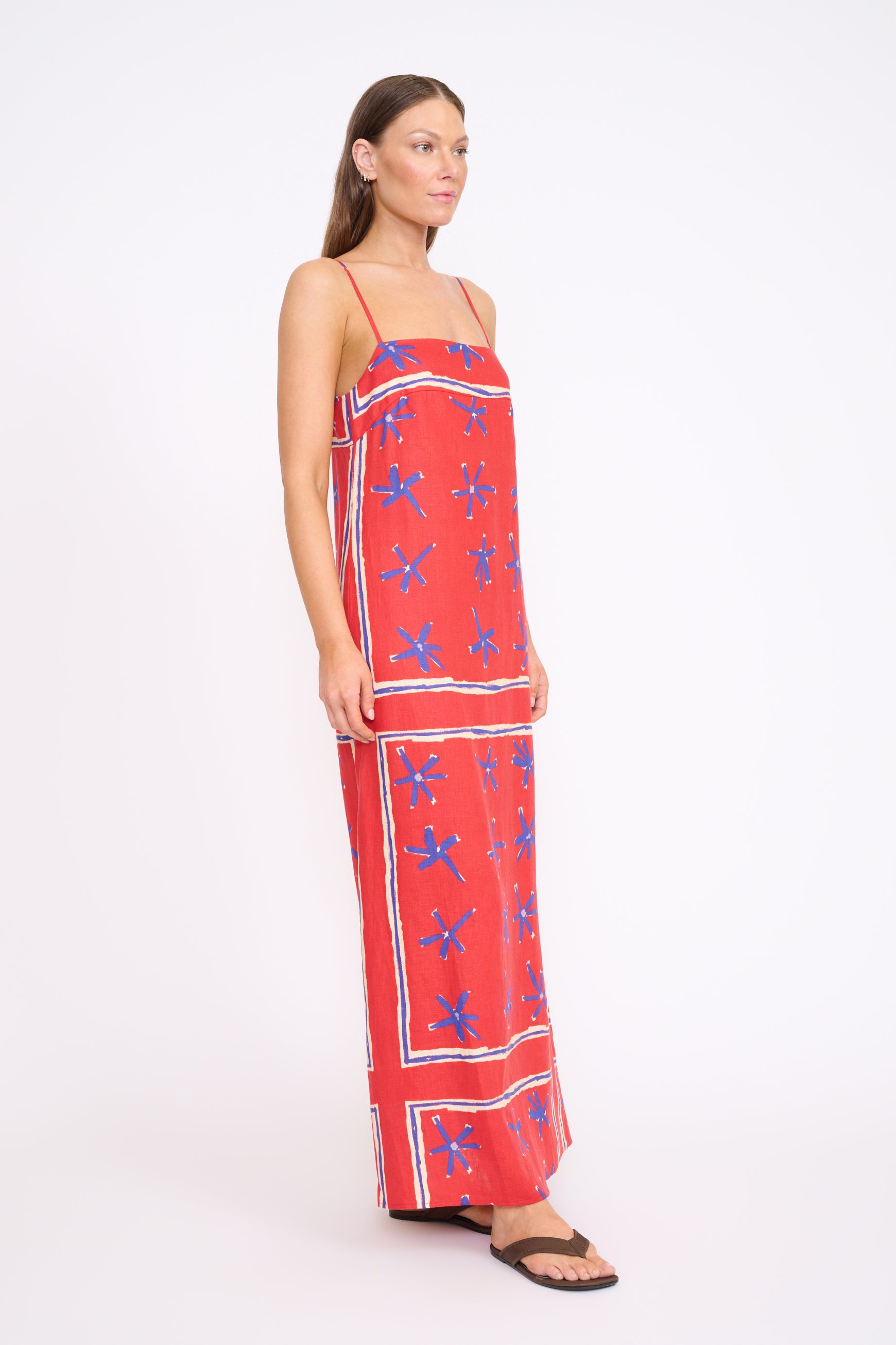 LAURA LINEN DRESS