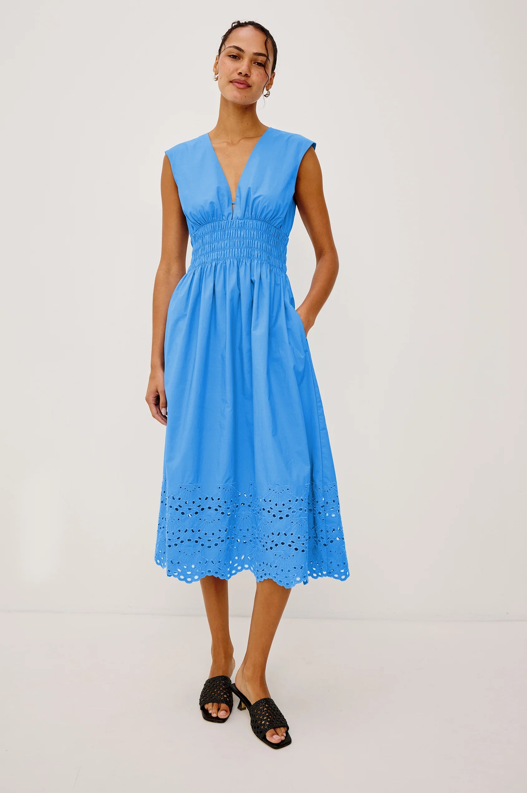 Roxanne Dress Harbor Blue
