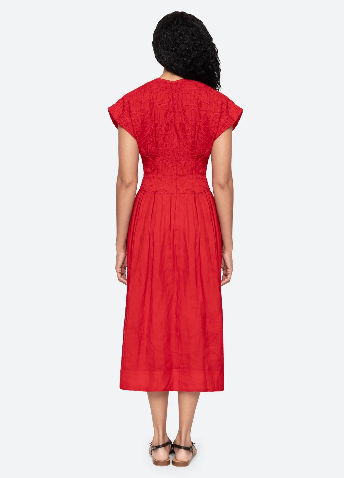 Imogen Solida Midi Dress