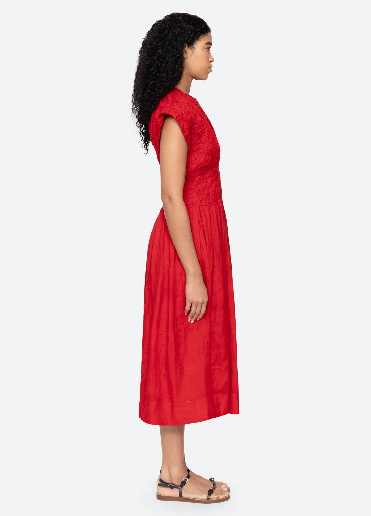 Imogen Solida Midi Dress