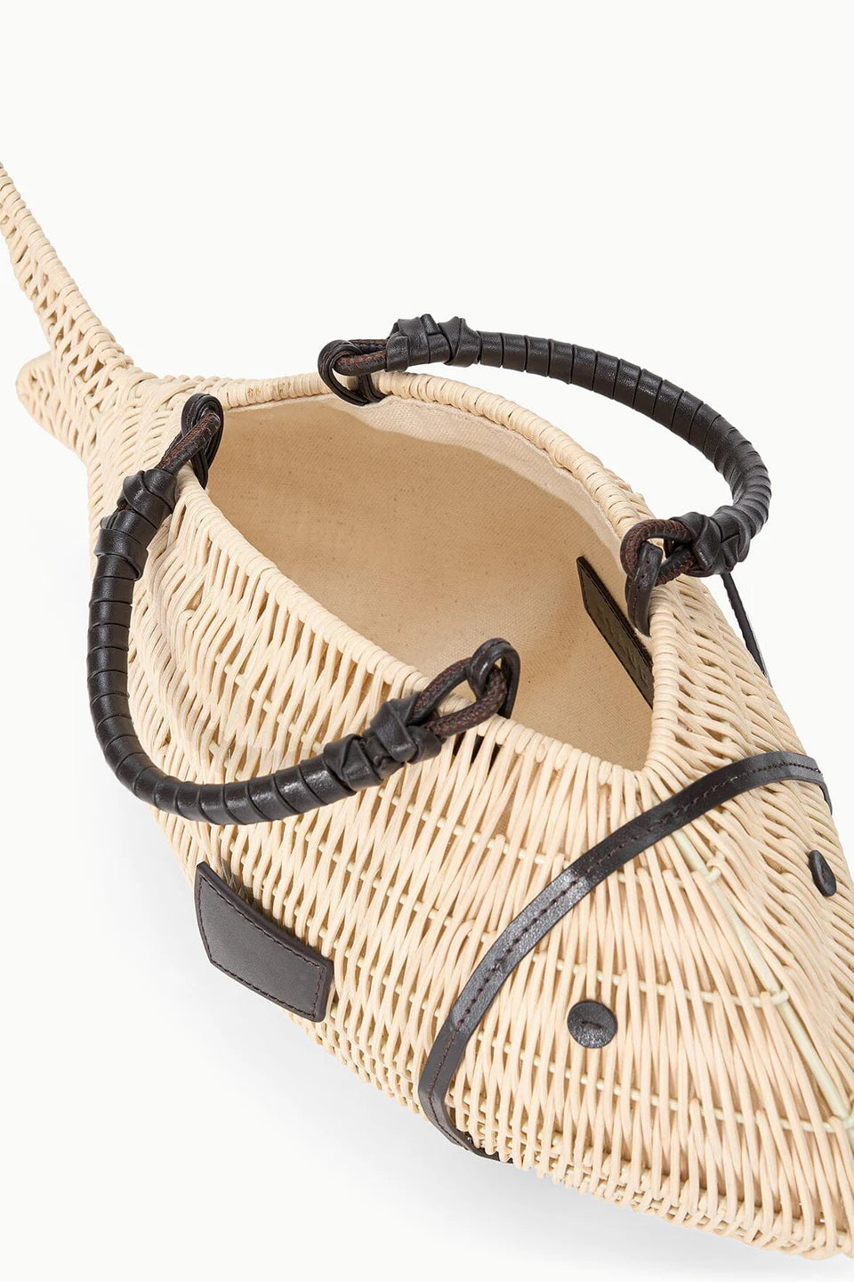Cleo Fish Bag Natural