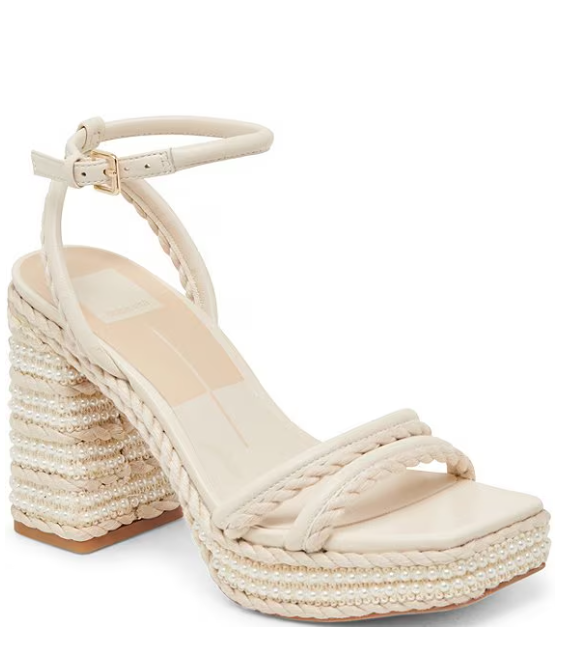 Agnes Pearl Block Heel