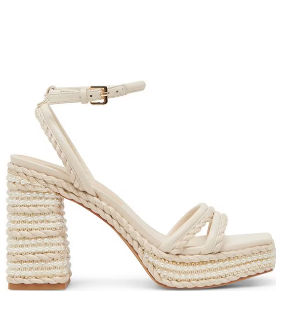 Agnes Pearl Block Heel