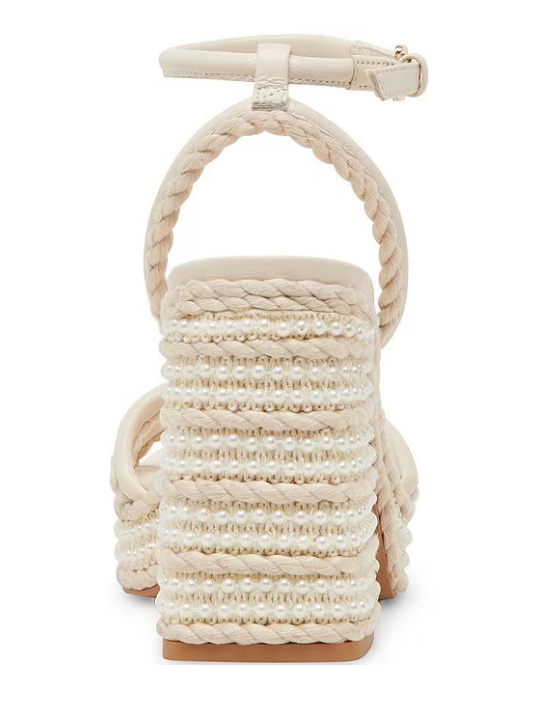 Agnes Pearl Block Heel