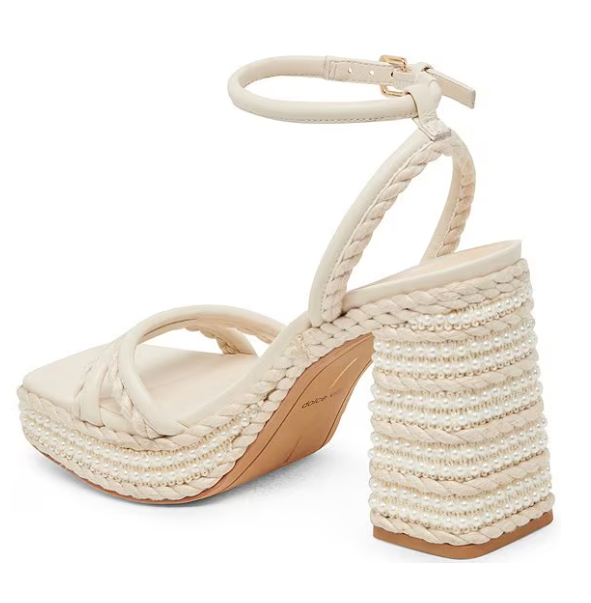 Agnes Pearl Block Heel