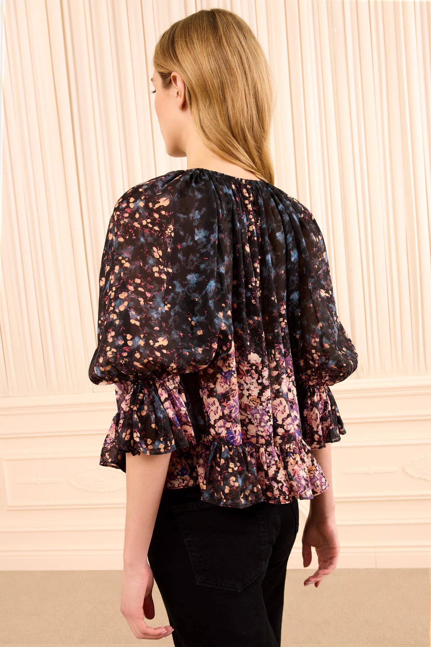 Elise SS Silk Blouse