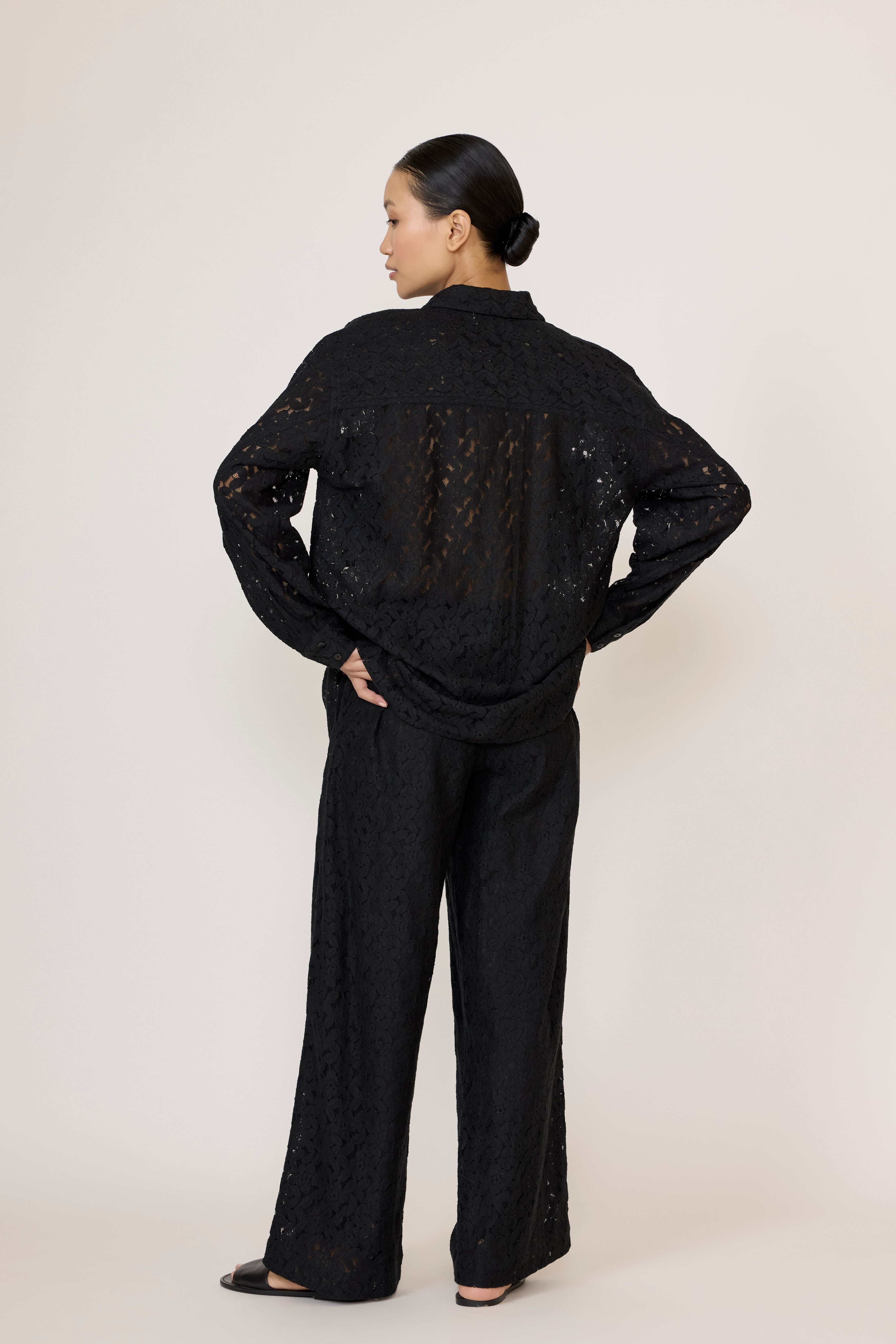 Easy Pant - Black Lace