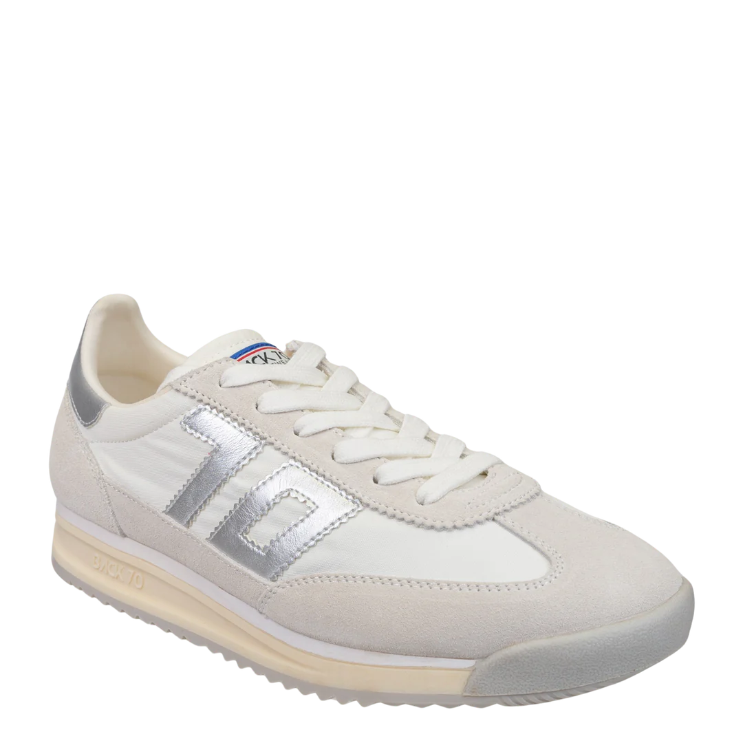 Back 70 Streetwear Barkley Jogger Sneakers Metallic Silver