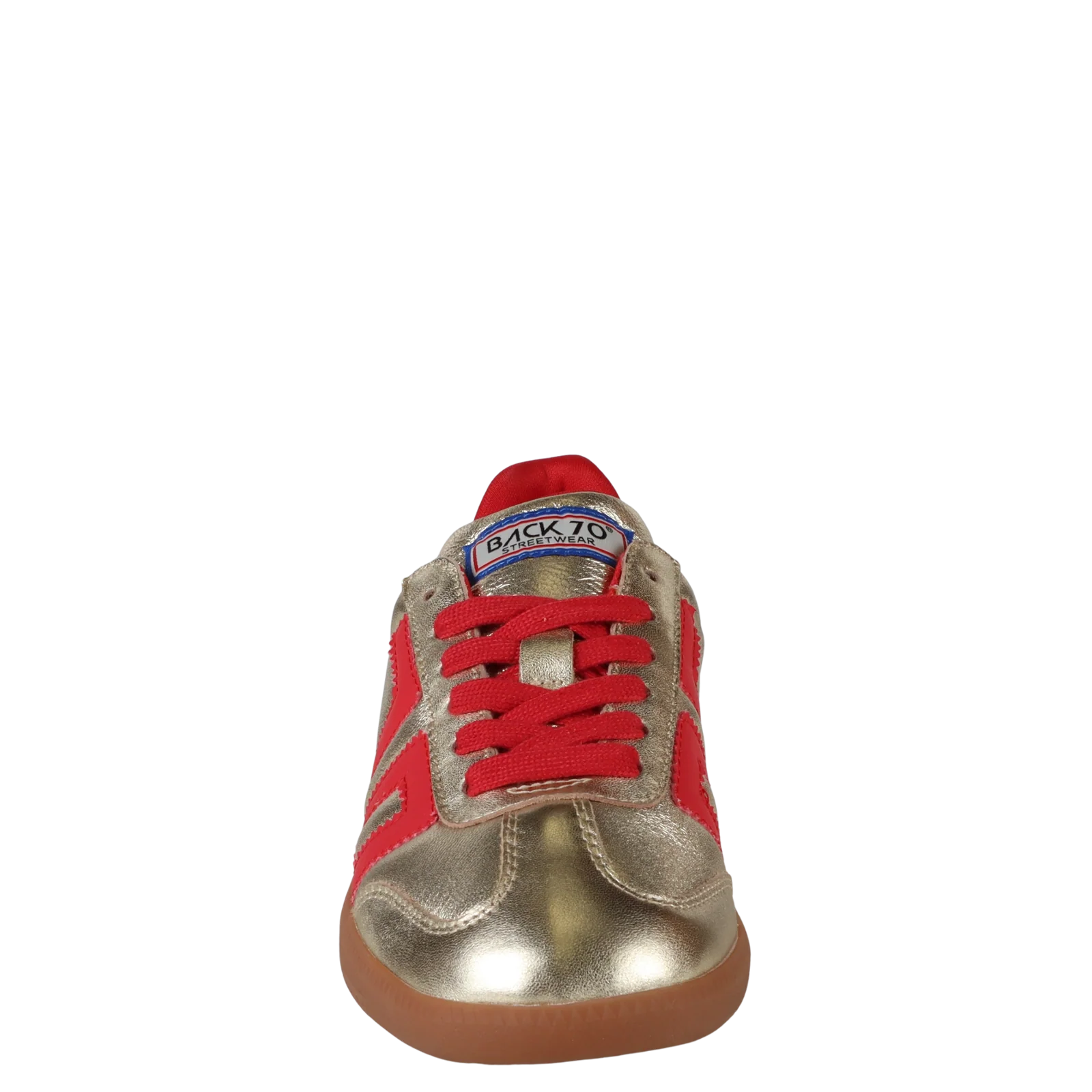 Back 70 Streetwear Cloud Sneaker Gold and Red
