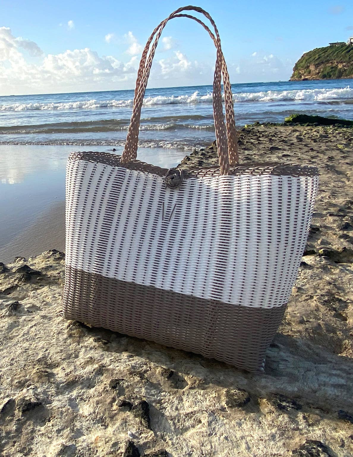 Medium, Rothko in White + Putty Tote