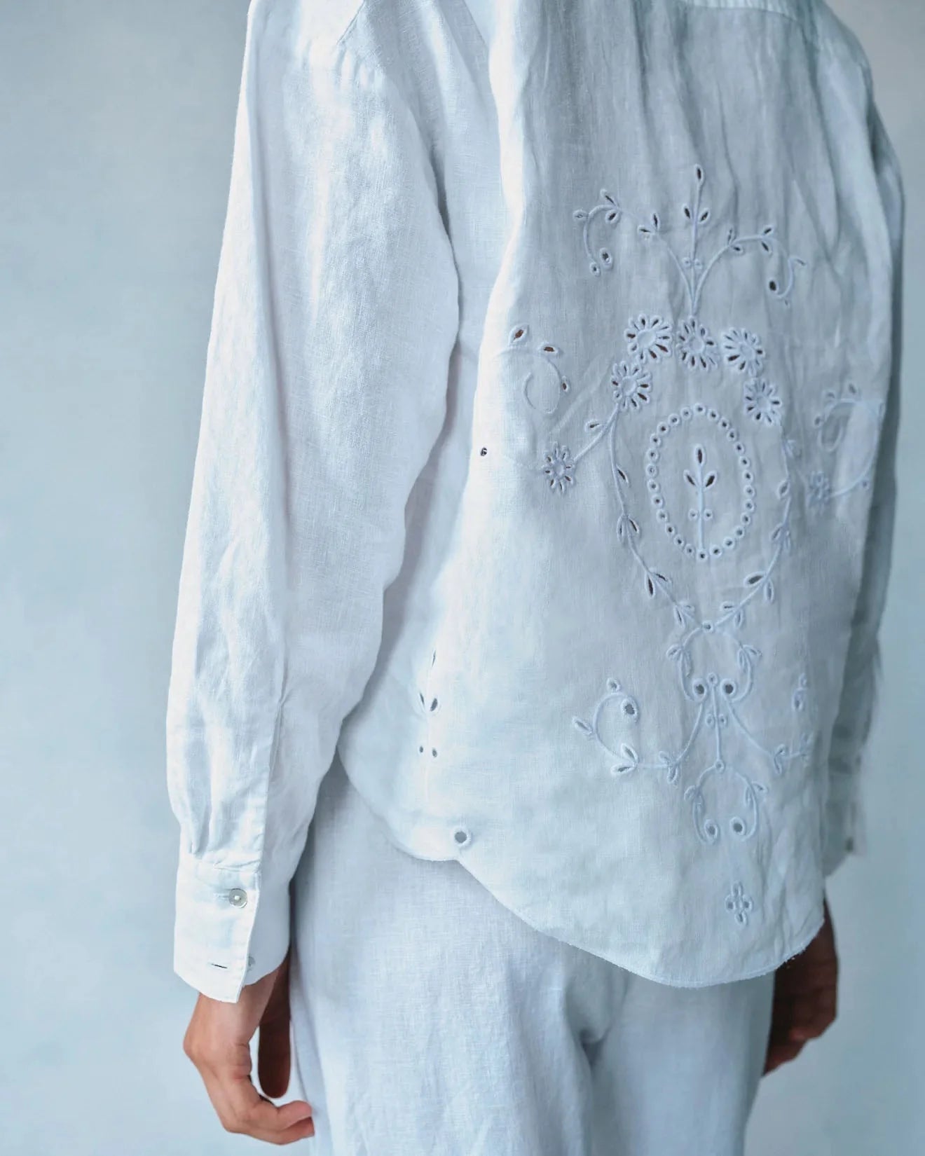 Eyelet Embroidered Shirt