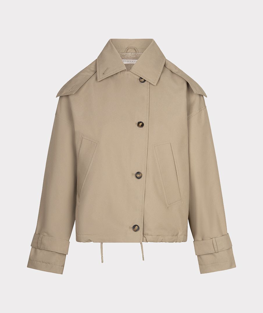 Crop Trench Coat
