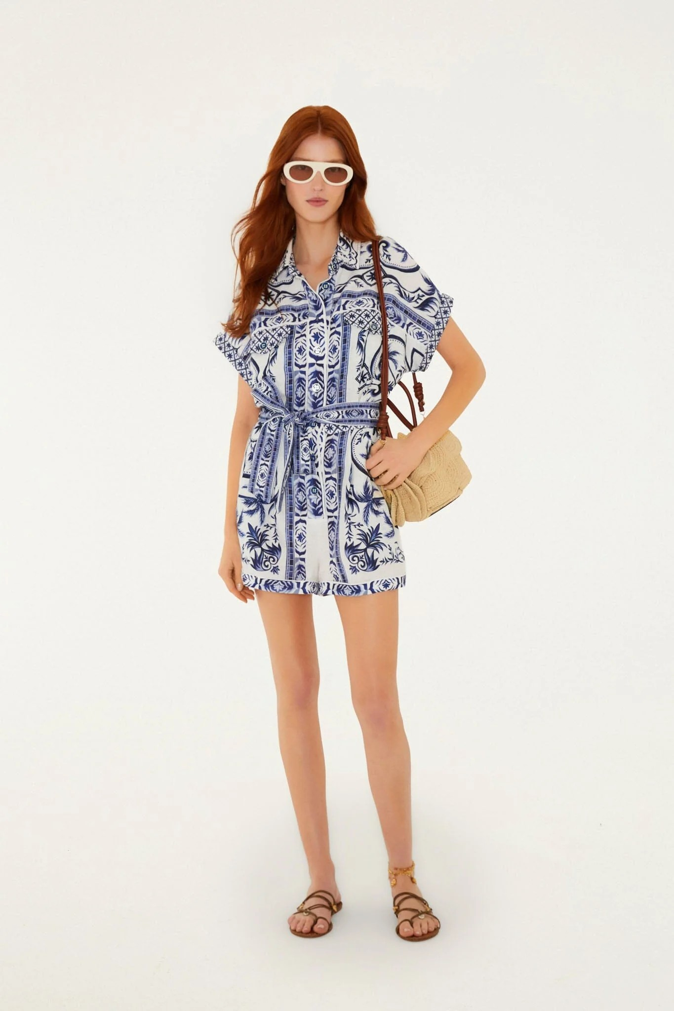 Wonderful City Off-White Romper