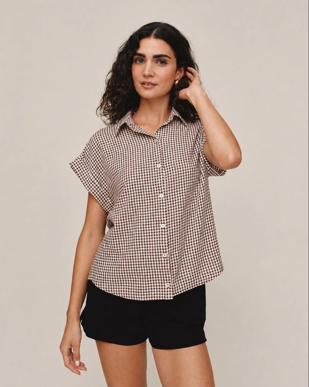Short Roll Sleeve Shirt