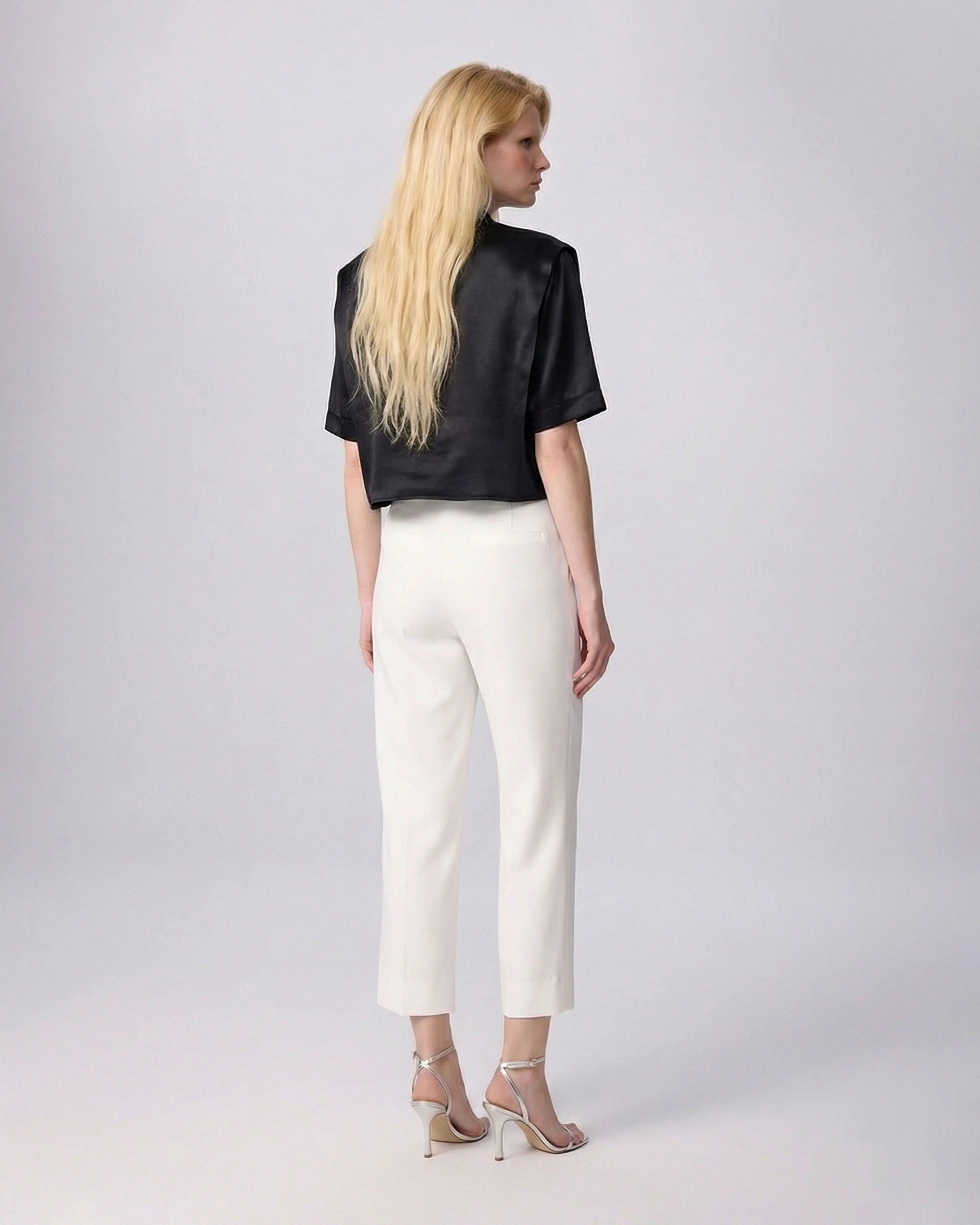 Phaenna Shoulder Pleat Tee