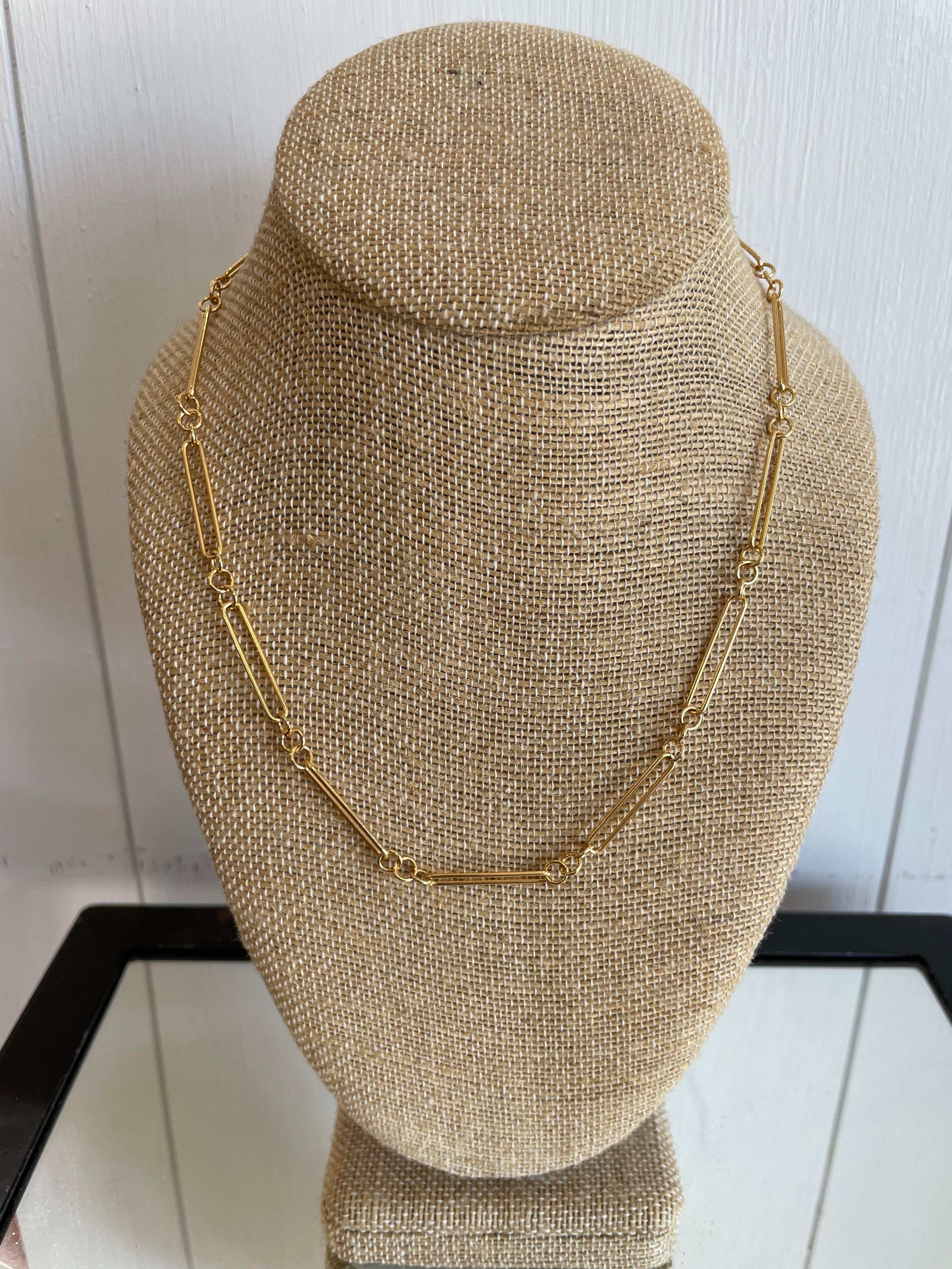 Liv James - Gold Filled Paperclip Chain