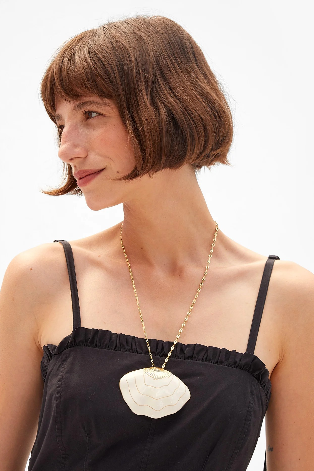Clamshell Pendant Necklace