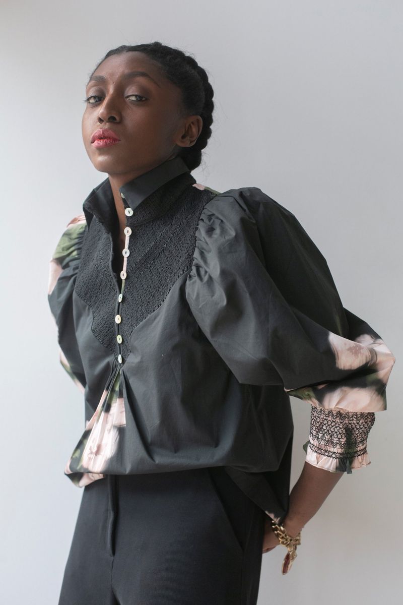Smocked Shirt