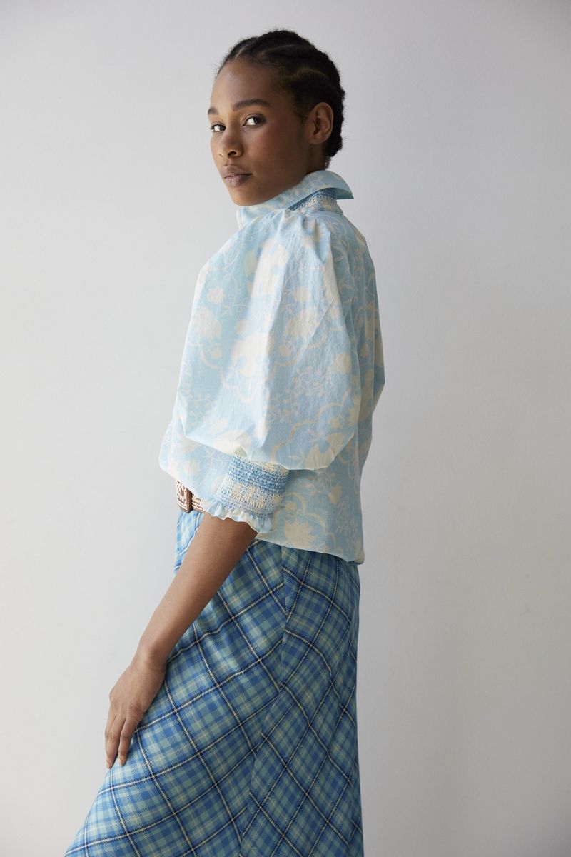 Smocked Shirt