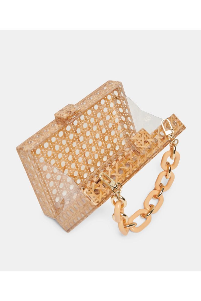 Cane Clutch Handbag