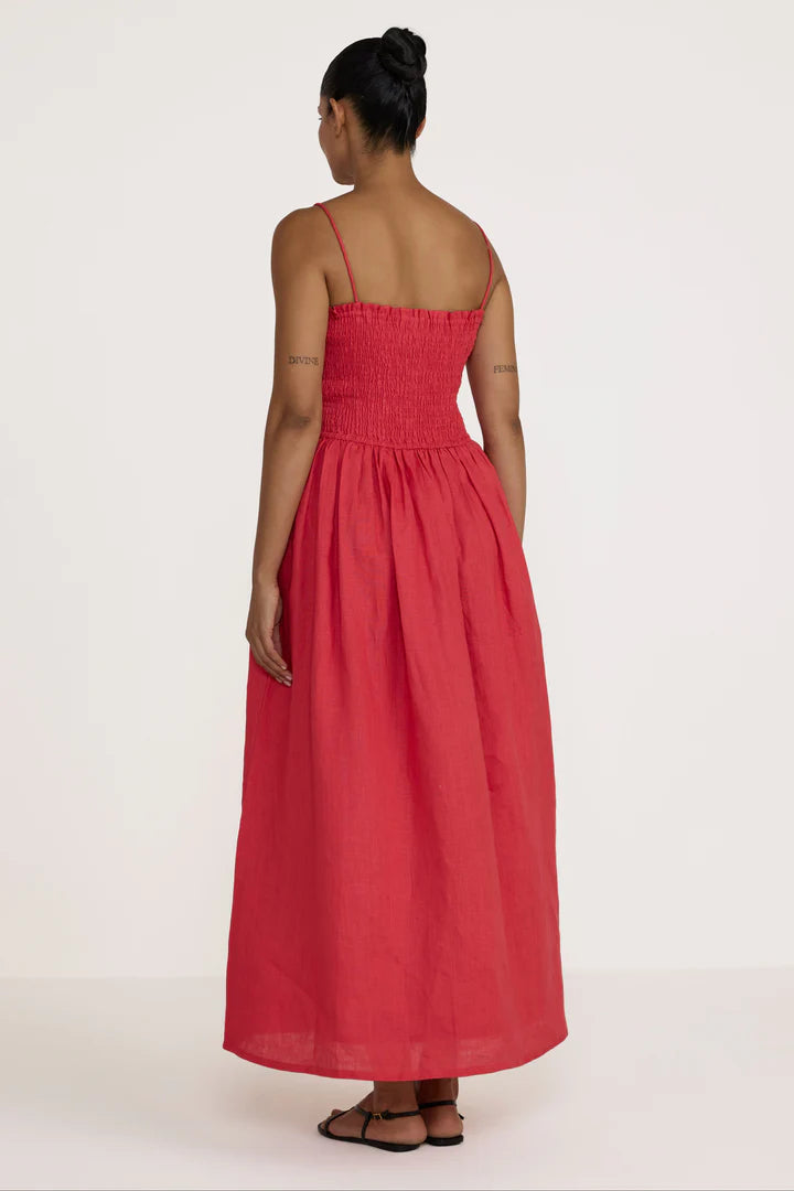 Strappy Bodice Dress - Poppy