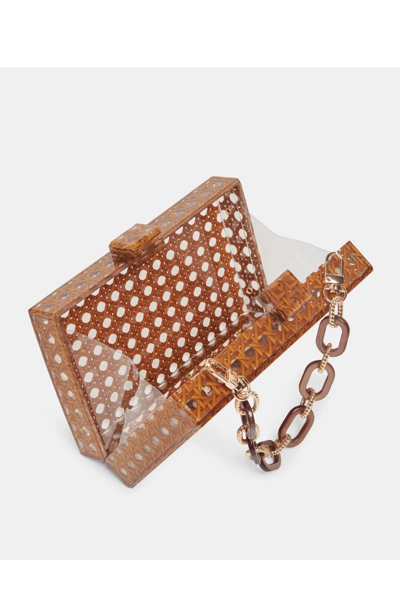 Cane Clutch Handbag