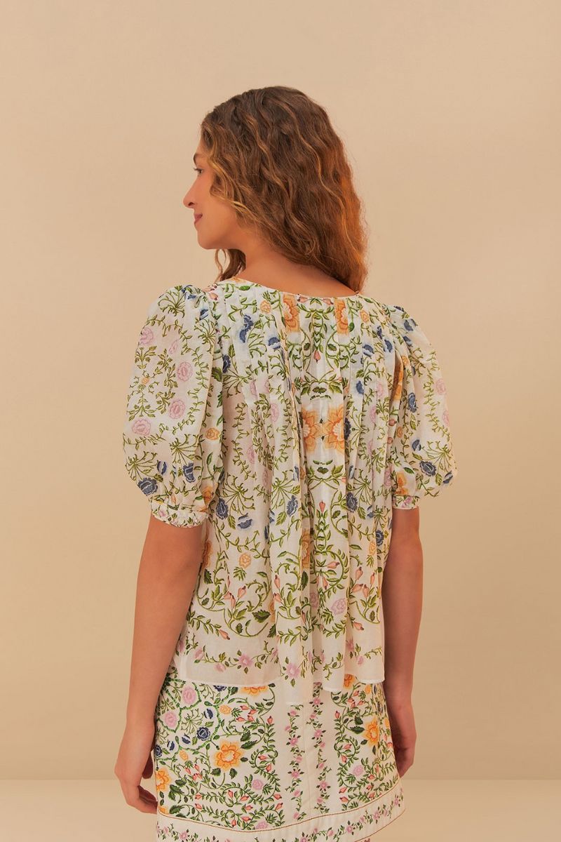 Folk Floral Blouse