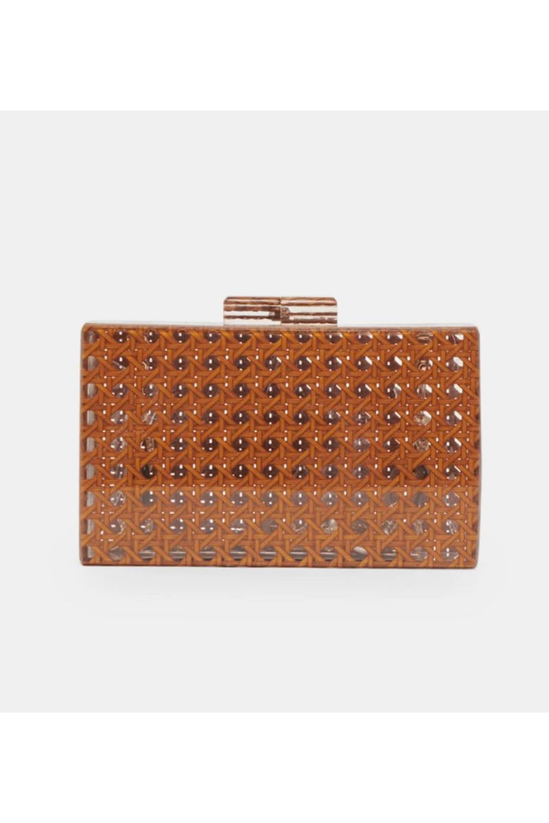 Cane Clutch Handbag