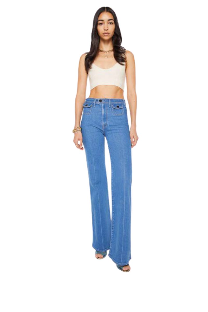 Pocket Flap Hustler Roller Heel Jean