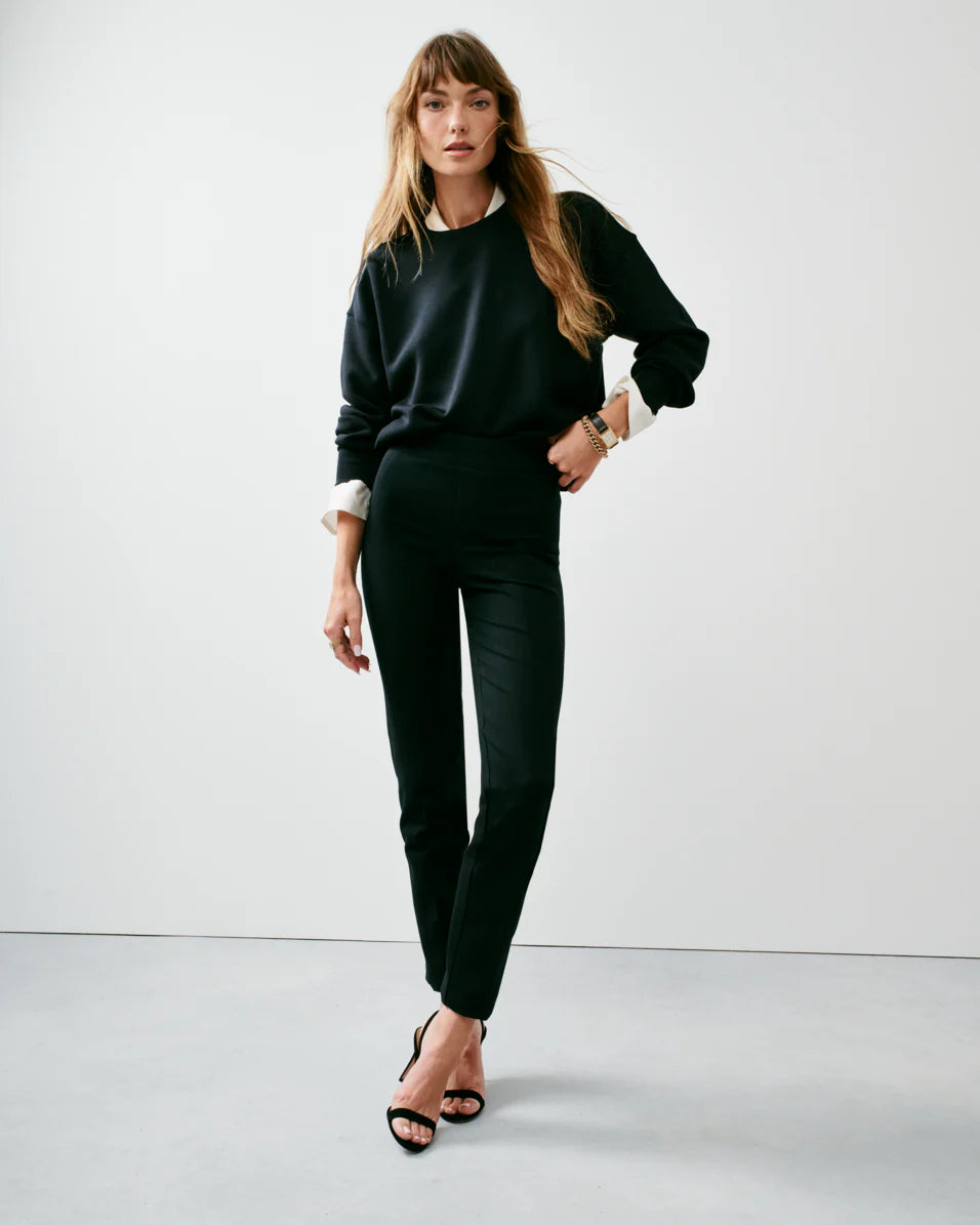 Perfect Fit Ponte Slim Straight Pant