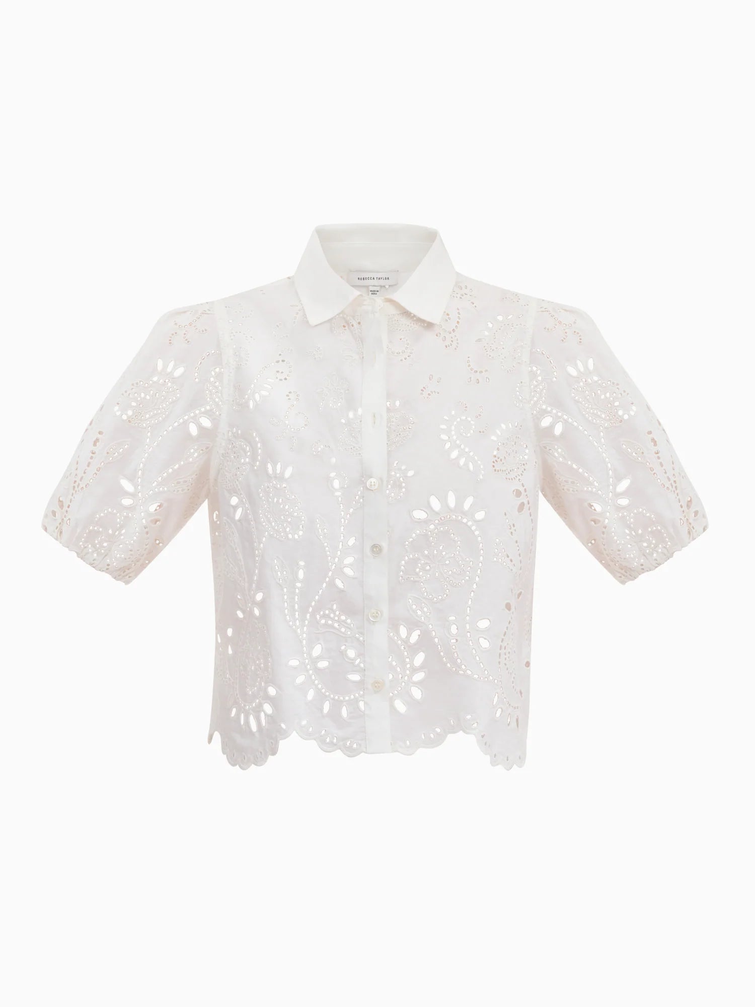 Brielle Poplin Eyelet Shirt