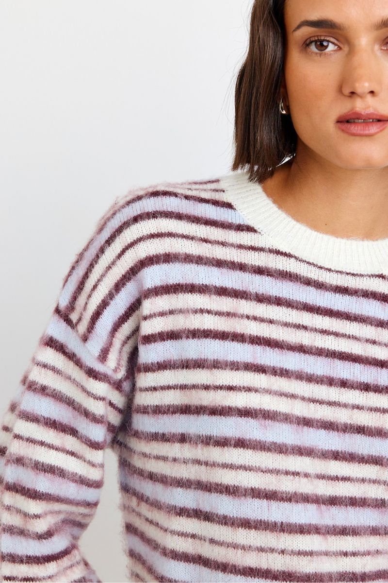 Striped Crew Neck Sweater