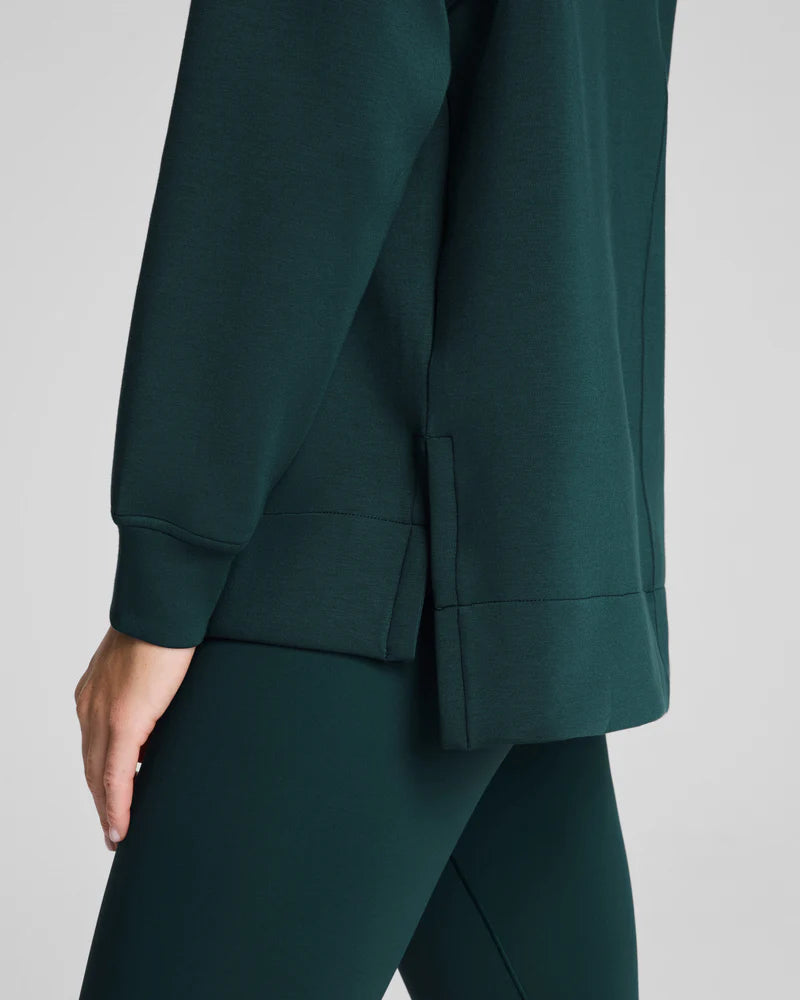 Brushed Half Zip Tunic