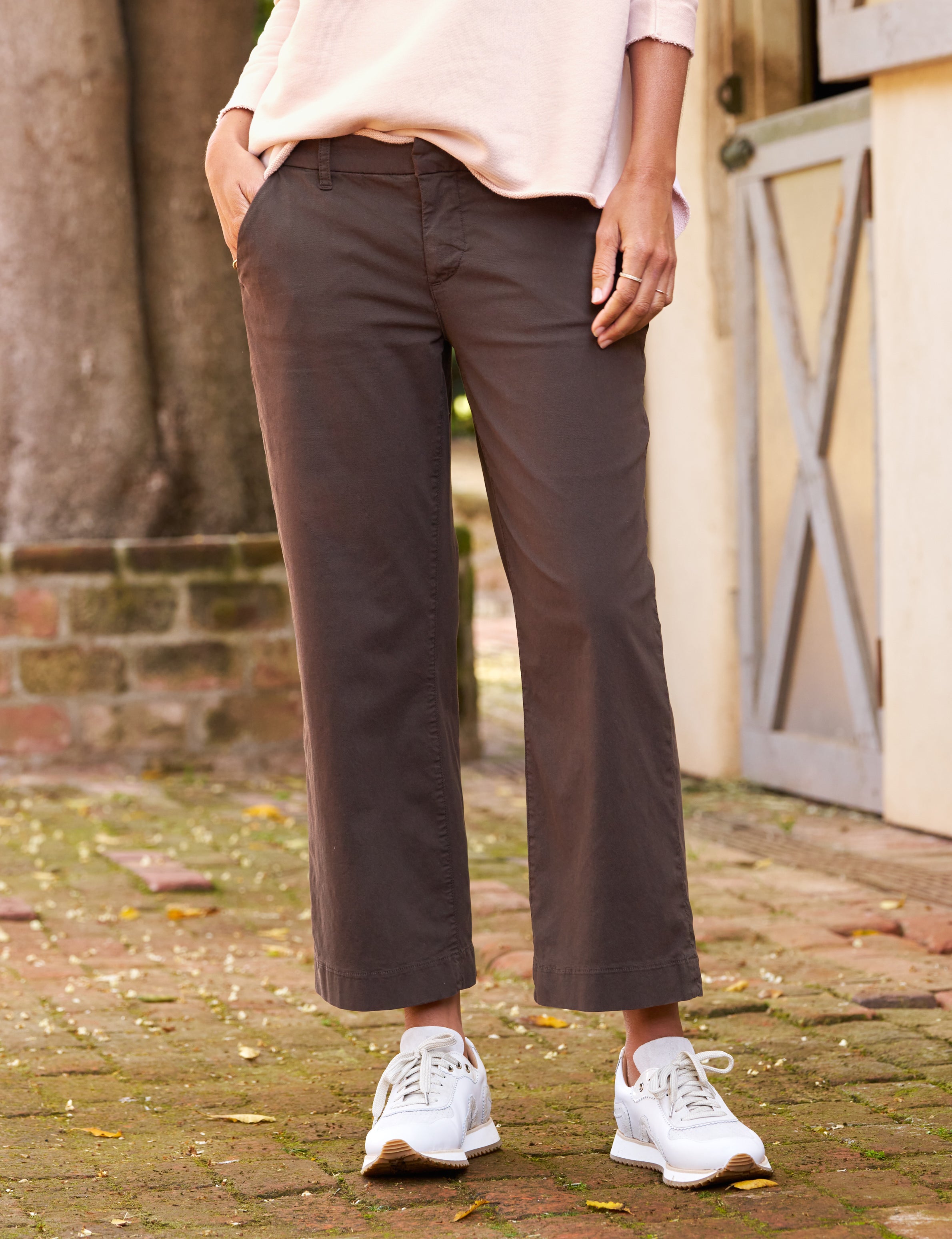 The Italian Wide Leg Chino